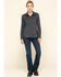 Image #6 - Dovetail Workwear Women's Indigo Herringbone Givens Work Shirt, , hi-res