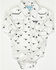 Image #1 - Cowboy Hardware Infant Boys' Skull Scatter Long Sleeve Onesie, White, hi-res