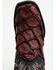 Image #6 - Cody James Men's Exotic Pirarucu Western Boots - Broad Square Toe, Black Cherry, hi-res