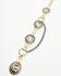Image #3 - Shyanne Women's Hair-On Leather and Concho Boot Bracelet, White, hi-res