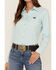 Image #3 - Kimes Ranch Women's Linville Long Sleeve Western Button Down Shirt, Turquoise, hi-res