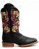 Image #2 - Dan Post Women's Asteria Floral Western Performance Boots - Broad Square Toe, Black, hi-res