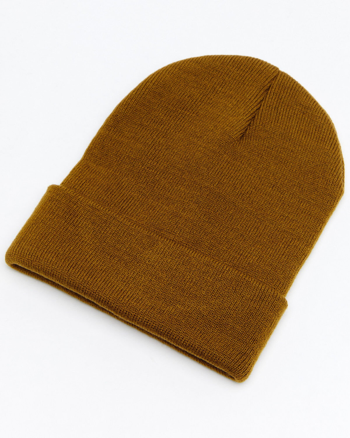 Image #3 - Hawx® Men's Logo Patch Beanie, Tan, hi-res