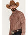 Blue Ranchwear Men's Twill Long Sleeve Work Snap Shirt, Fired Brick, hi-res