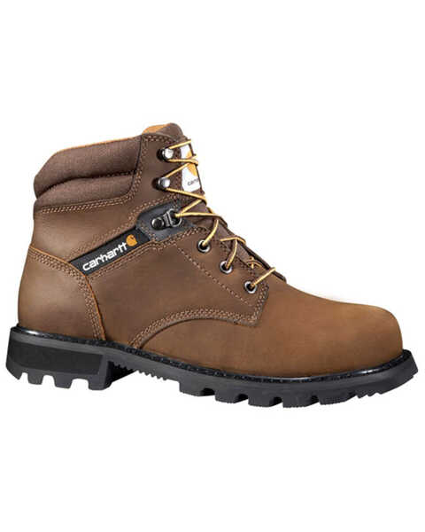 Image #2 - Carhartt Men's 6" Lace-Up Work Boots - Steel Toe, , hi-res