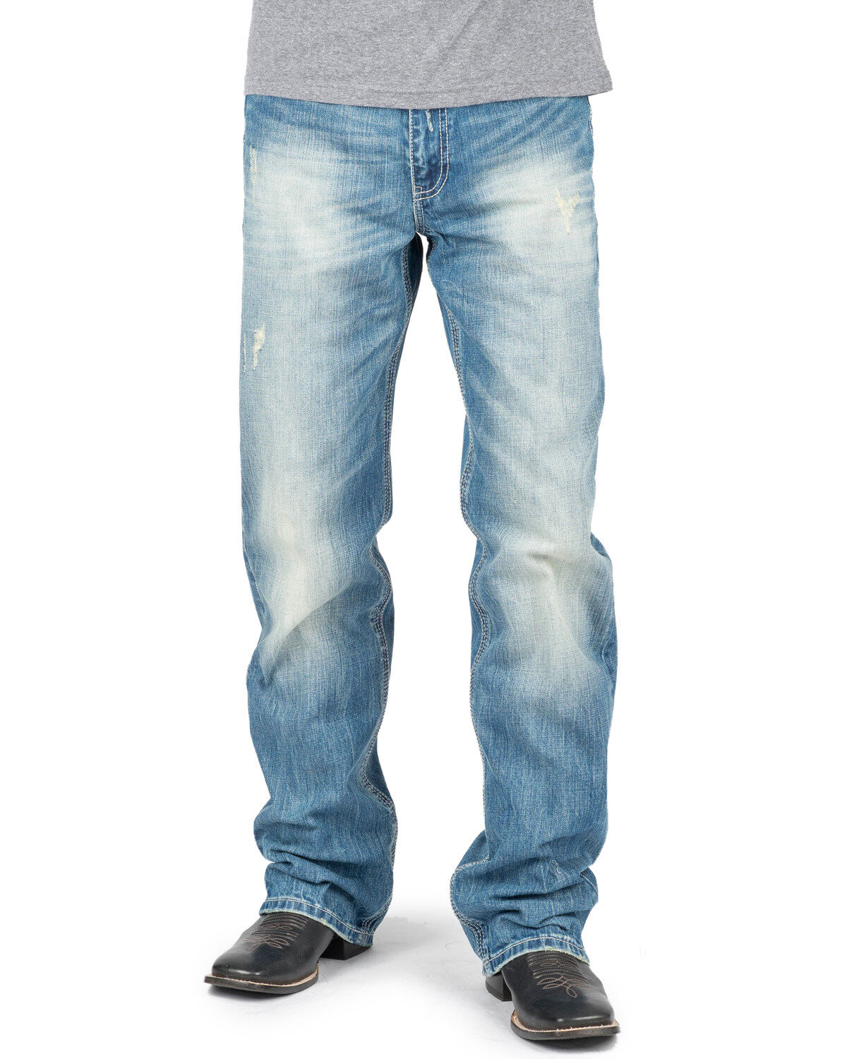 Image #3 - Tin Haul Men's Regular Joe Fit Bootcut Jeans, Indigo, hi-res