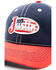 Image #2 - Justin Men's Navy Red & White Embroidered Flag Logo Mesh-Back Ball Cap, Navy, hi-res