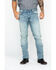 Image #1 - Moonshine Spirit Men's Sutton Decker Slim Straight Stretch Denim Jeans, Indigo, hi-res