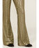 Image #2 - Free People Women's Wilder Days Sequins Flare Pants, Olive, hi-res