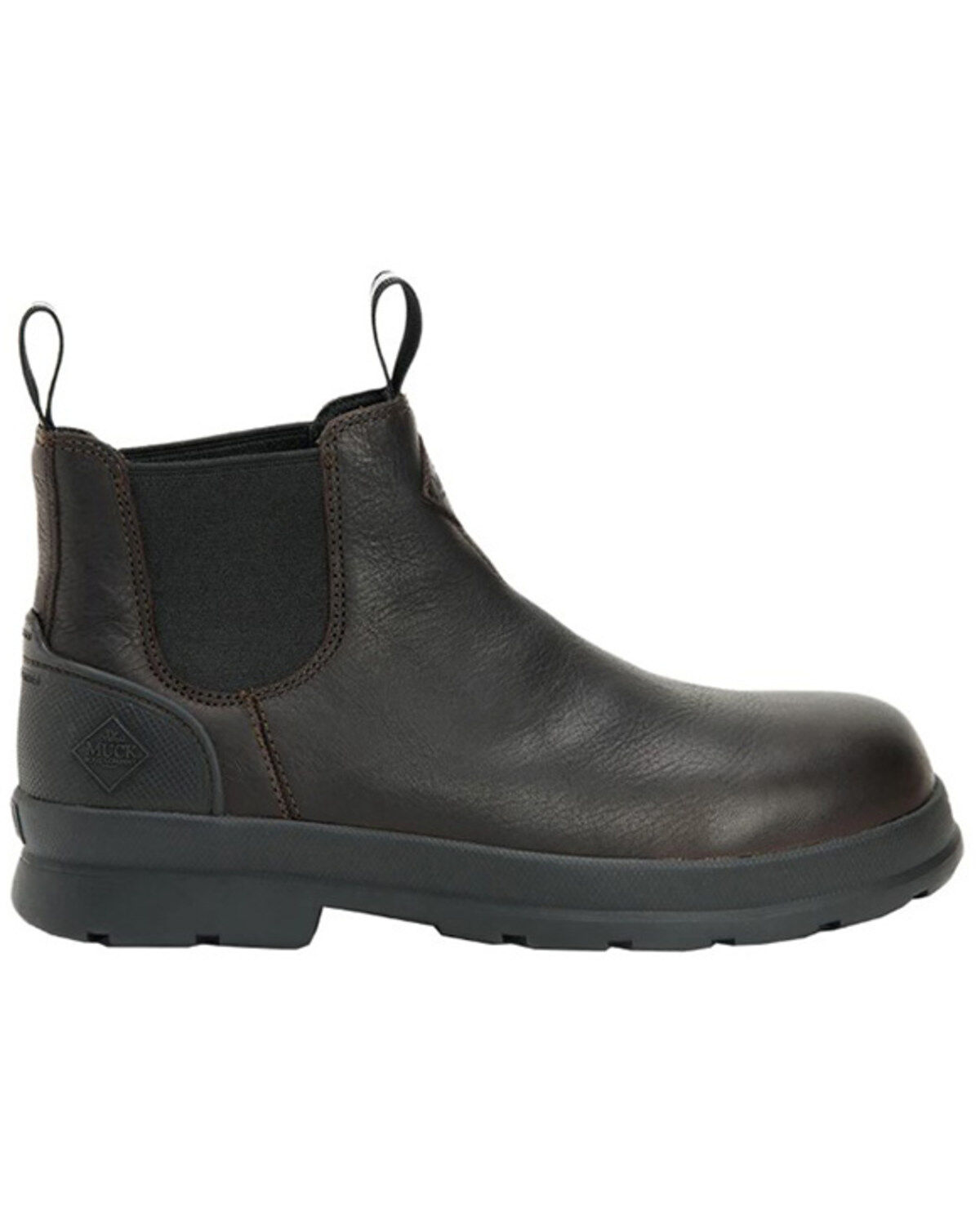 Image #2 - Muck Boots Men's Chore Farm Leather Chelsea Boots - Composite Toe, Black, hi-res