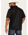 Image #4 - Cinch Men's ARENAFLEX Solid Short Sleeve Polo Shirt, Black, hi-res