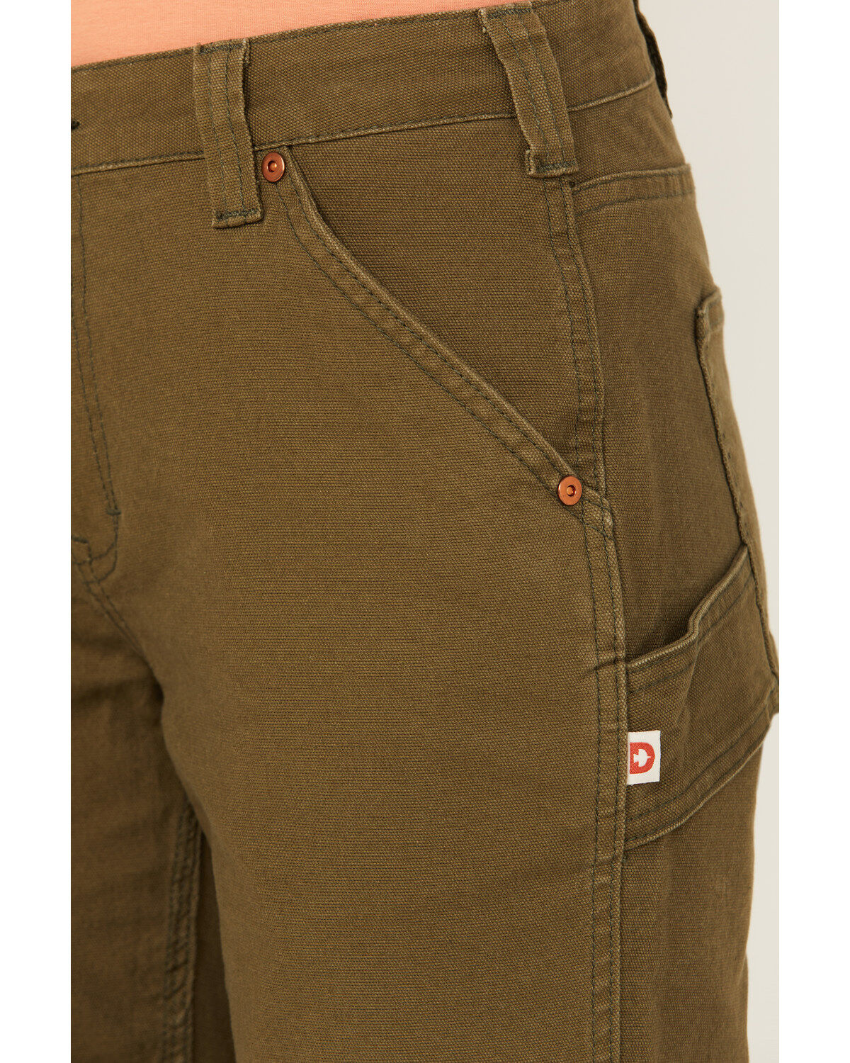 Image #2 - Dovetail Workwear Women's Go To Work Pants, Green, hi-res