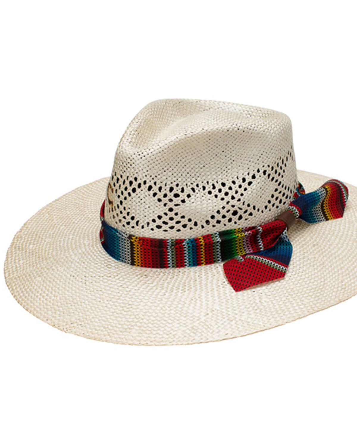 Image #1 - Charlie 1 Horse Women's Fiesta Sisal Straw Western Fashion Hat, Natural, hi-res