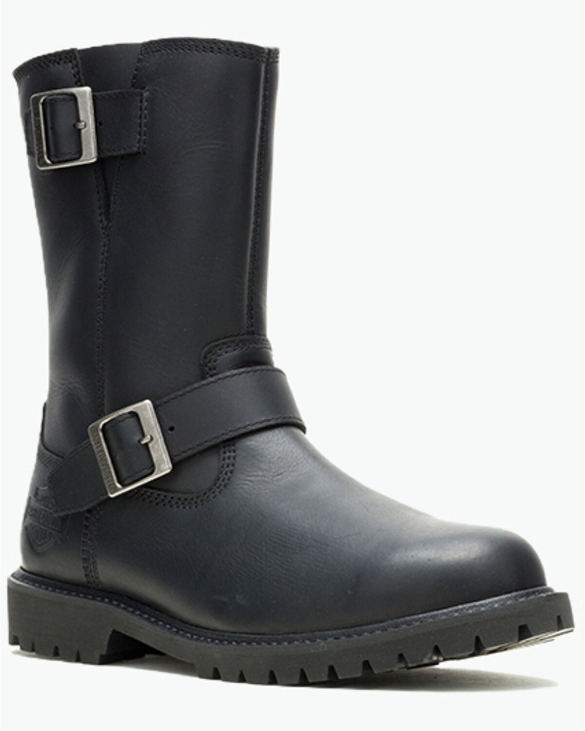 Image #1 - Harley Davidson Men's Lamberton Engineer Motorcycle Boots - Round Toe, Black, hi-res