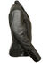 Image #2 - Milwaukee Leather Women's Braid & Stud Leather Jacket - 3X, Black, hi-res