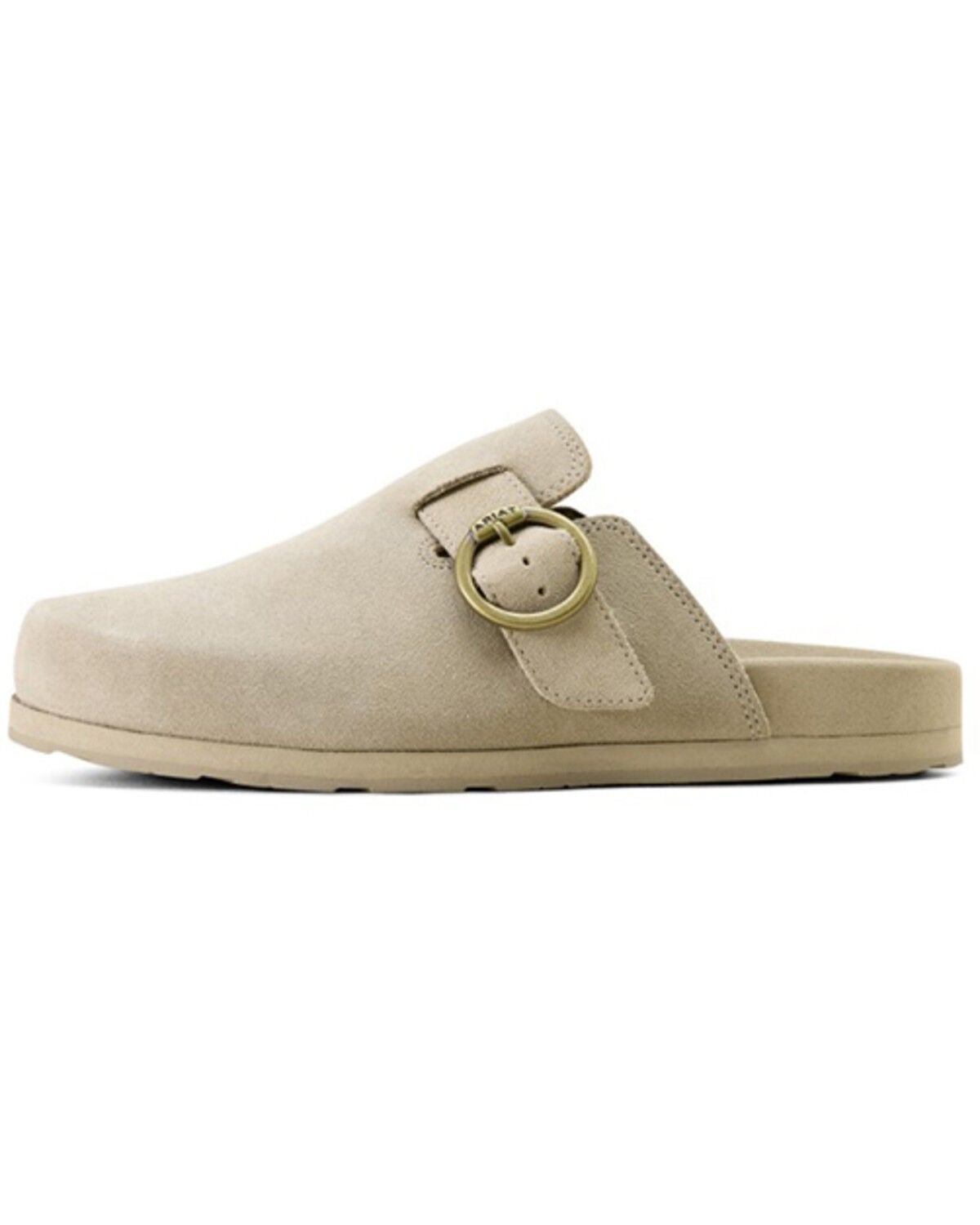Image #3 - Ariat Women's Suede Country Mules, Oatmeal, hi-res