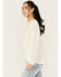 Image #2 - Cleo + Wolf Women's Austin Long Blouson Sleeve Painters Blouse, Cream, hi-res