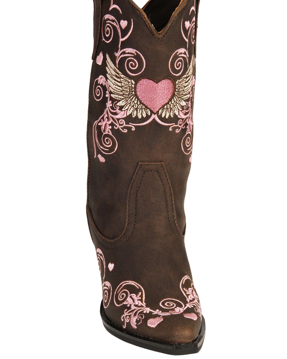 Image #3 - Roper Kid's Winged Heart Western Boots, , hi-res