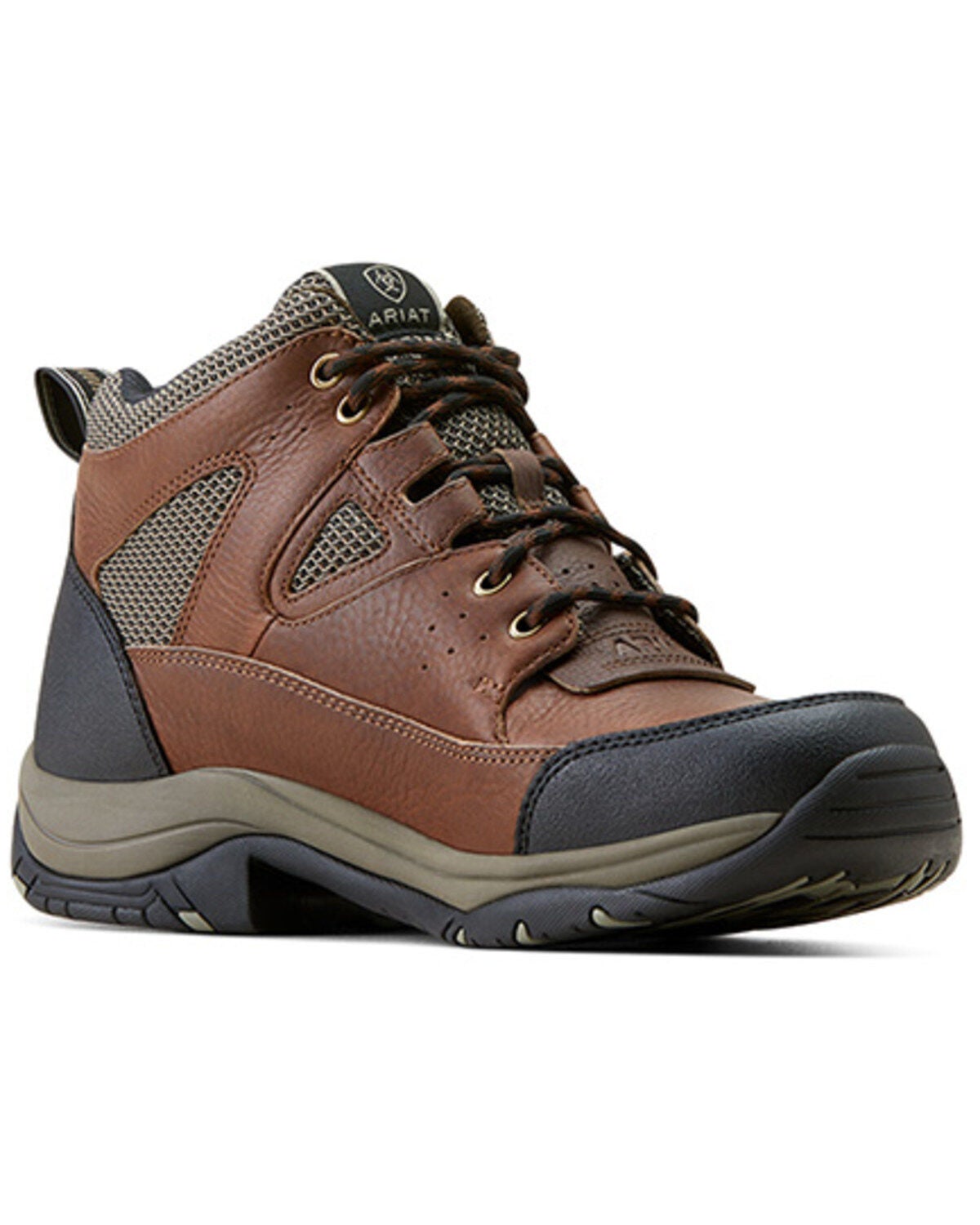 Ariat Men's Terrain VentTek 360 Hiking Boots - Soft Toe, Brown, hi-res
