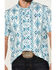 Image #3 - Panhandle Men's Southwestern Print Short Sleeve Performance Polo Shirt, , hi-res