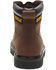 Image #4 - CAT Men's Second Shift Work Boots, Dark Brown, hi-res
