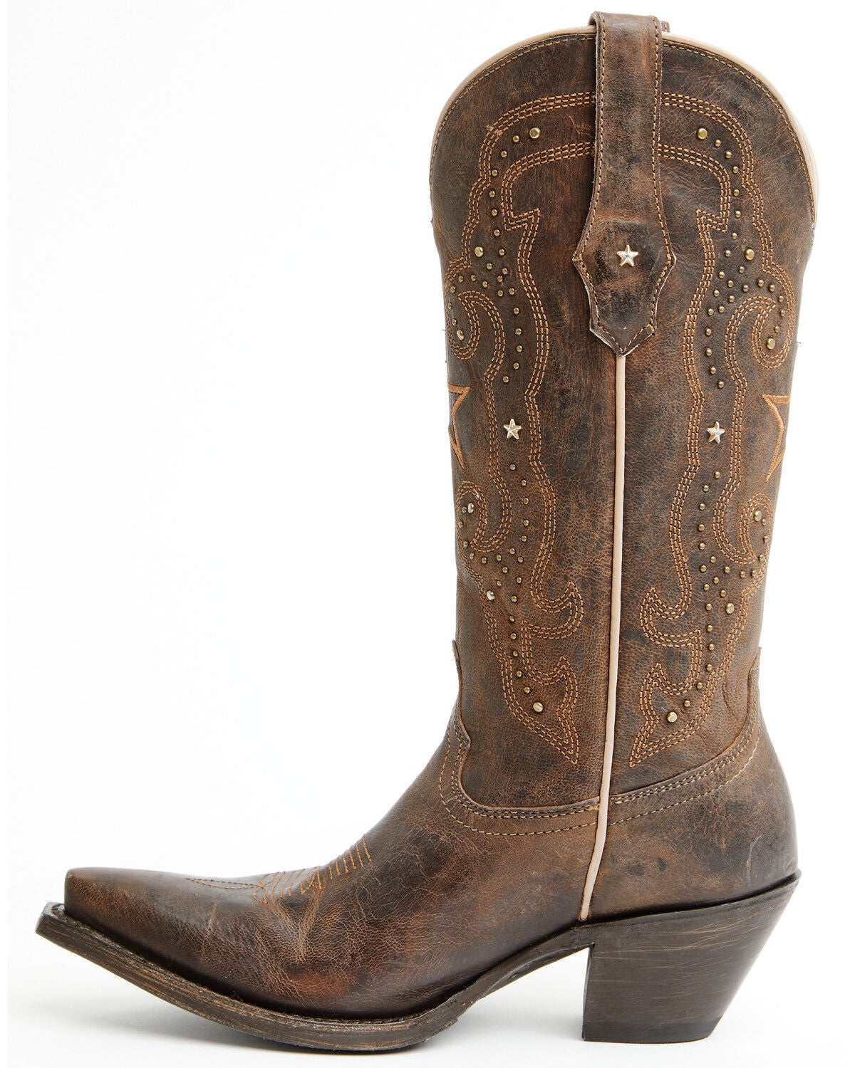 Image #3 - Idyllwind Women's Star Struck Studded Western Boots - Snip Toe, Brown, hi-res