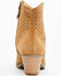Image #5 - Dingo Women's Miss Priss Suede Booties - Round Toe, Camel, hi-res