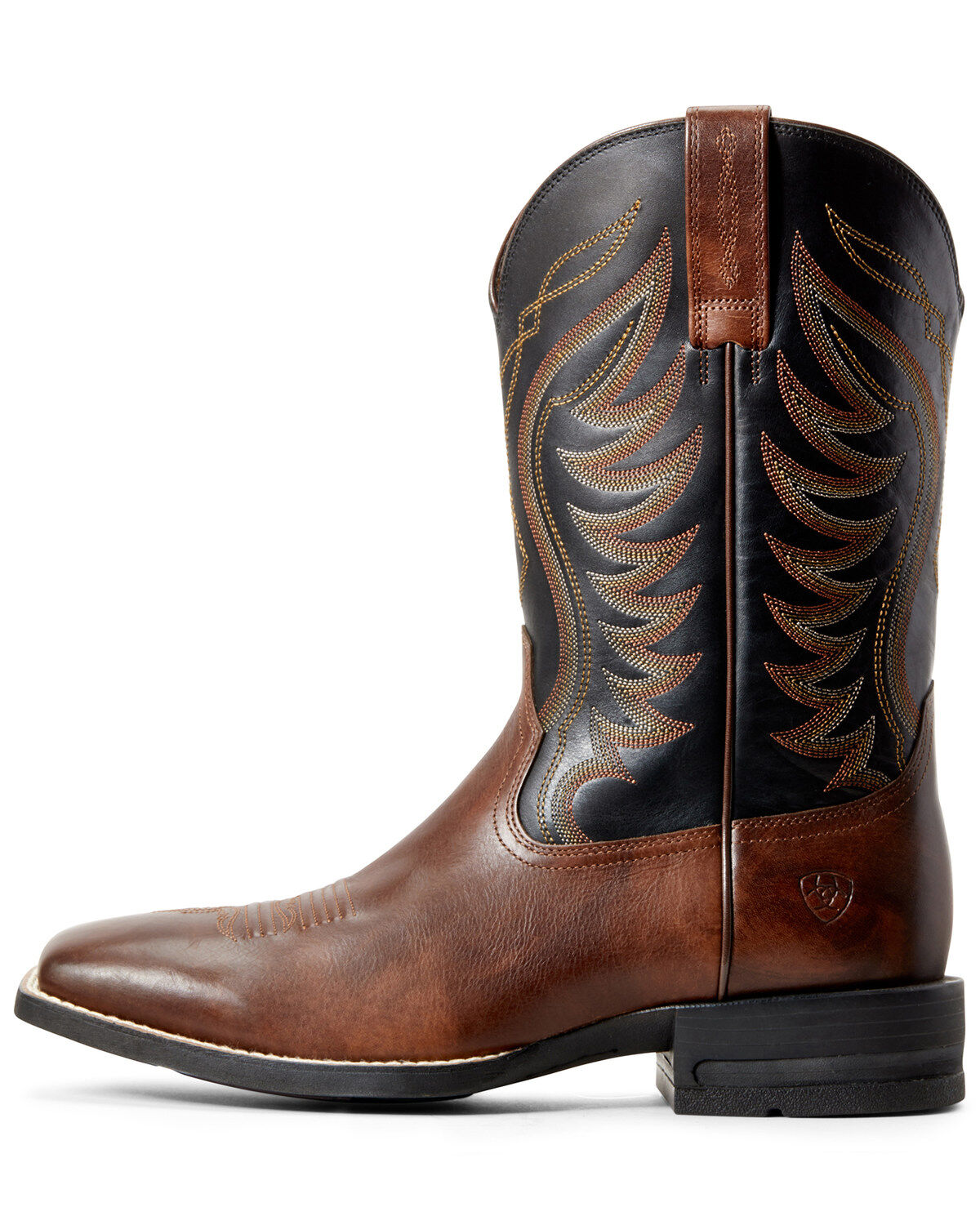 Image #2 - Ariat Men's Amos Hand Stained Western Boots - Square Toe, , hi-res