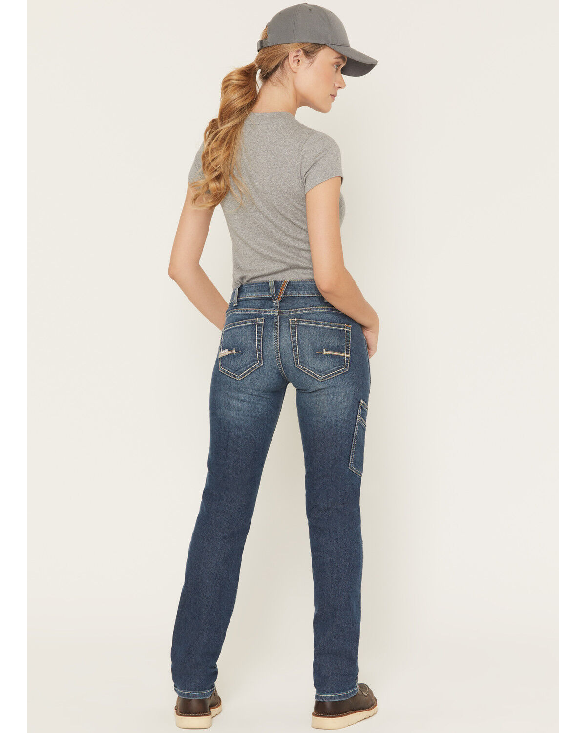 Ariat Women's Rebar Mid Rise Durastretch Nightride Riveter Work