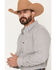 Image #2 - Gibson Trading Co Men's Exit 8 Floral Stripe Print Long Sleeve Button-Down Western Shirt, Ivory, hi-res