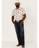 Image #2 - Rock & Roll Denim Men's Desert Conversational Print Short Sleeve Snap Western Shirt, Natural, hi-res
