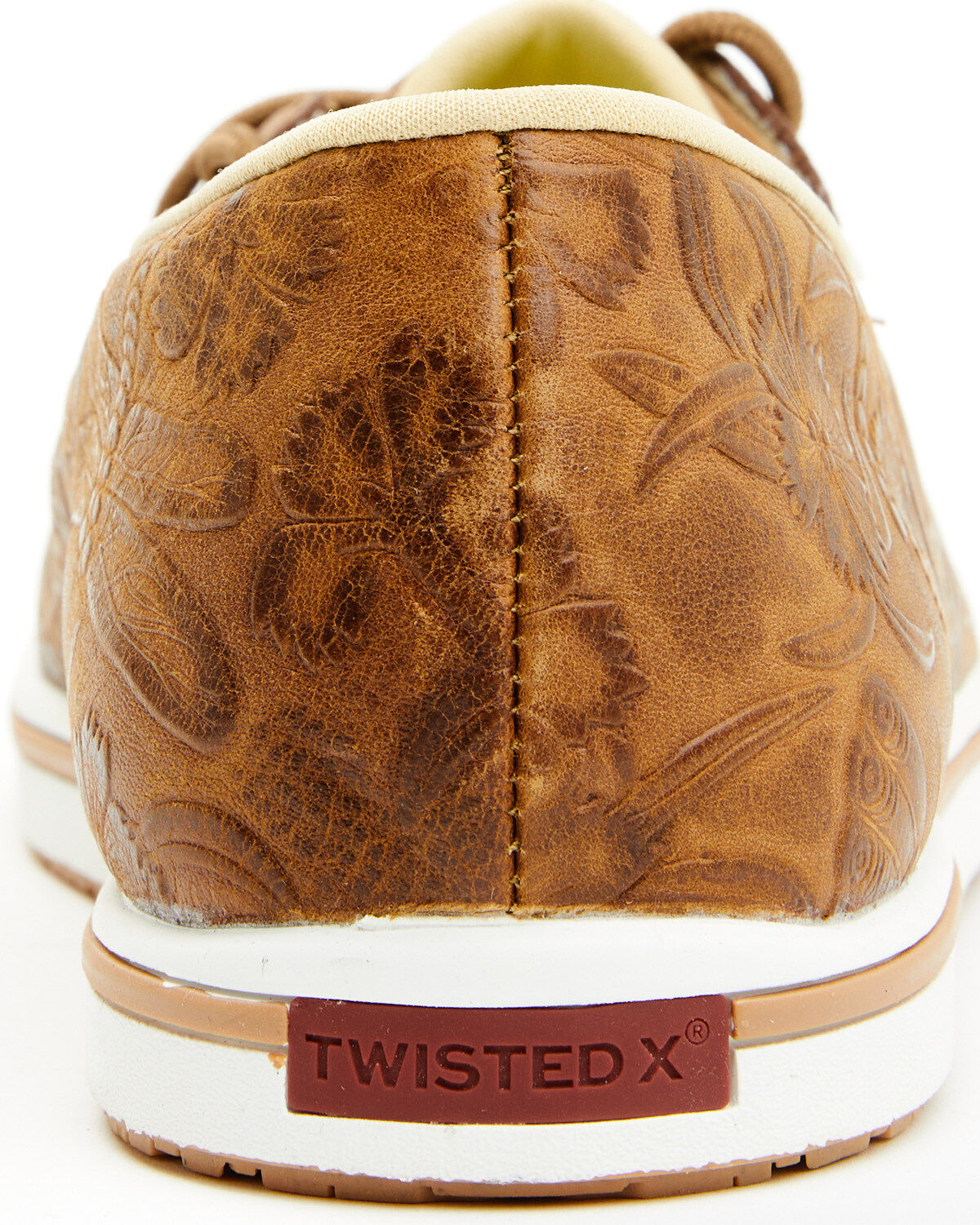 Image #5 - Twisted X Women's Kicks Tooled Casual Shoes - Moc Toe, Tan, hi-res