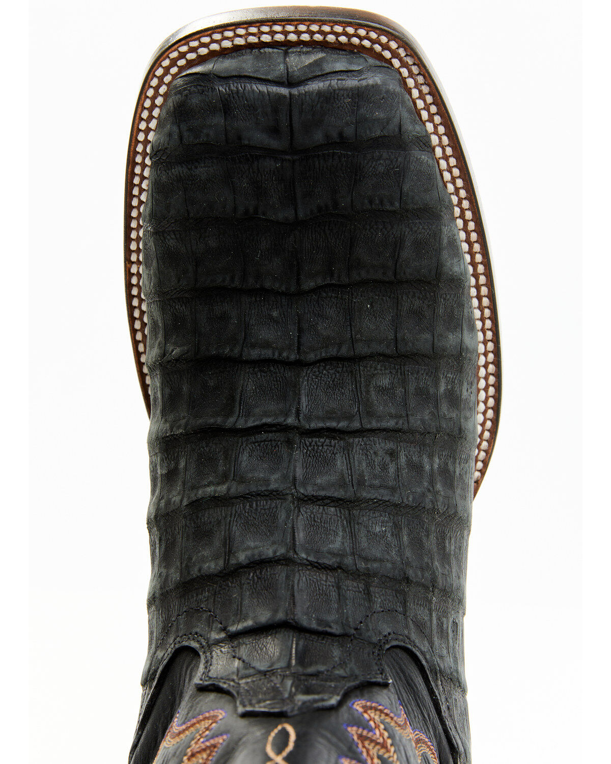 Image #6 - Cody James Men's Exotic Caiman Belly Western Boots - Broad Square Toe, Black, hi-res
