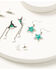 Image #2 - Shyanne Women's Steer Head Earring Set - 5 Piece, Silver, hi-res