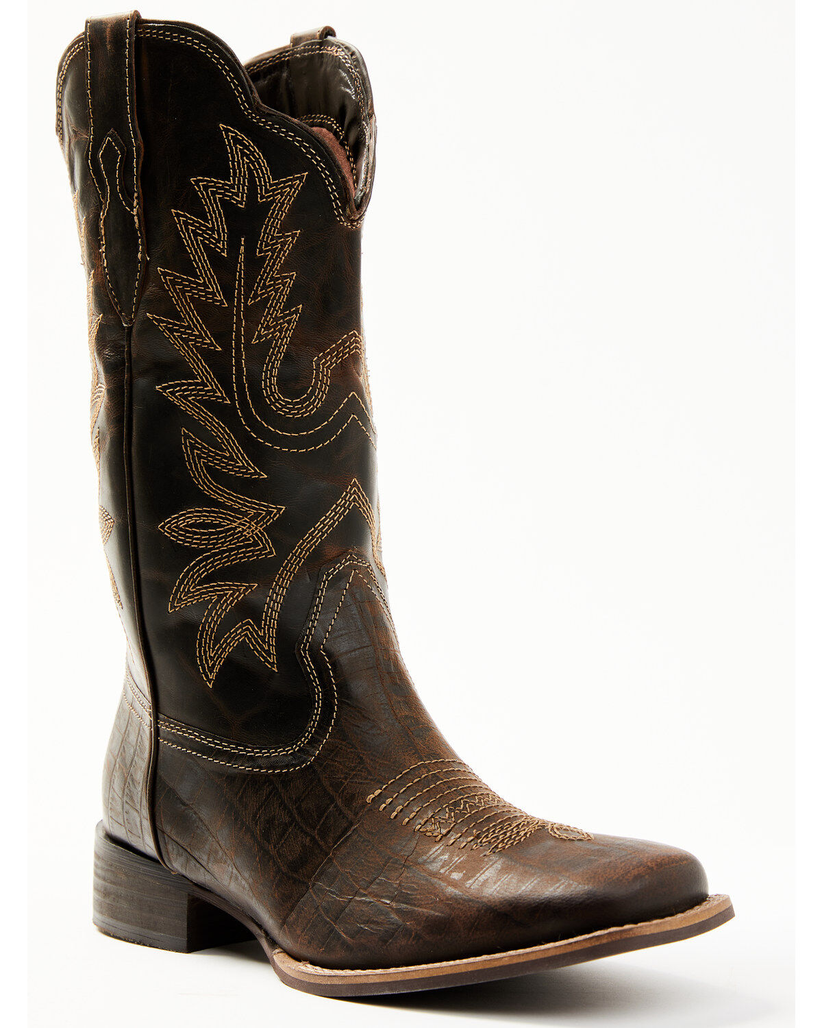 Image #1 - Myra Bag Women's Poppin Western Boots - Square Toe, , hi-res