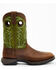 Image #2 - Durango Men's Rebel Western Performance Boots - Square Toe, Green, hi-res
