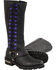 Image #1 - Milwaukee Leather Women's 14" Accent Lacing Boots - Square Toe, Black, hi-res