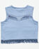 Image #3 - Angel Dear Infant Boys' French Terry Fringe Button Vest, Blue, hi-res