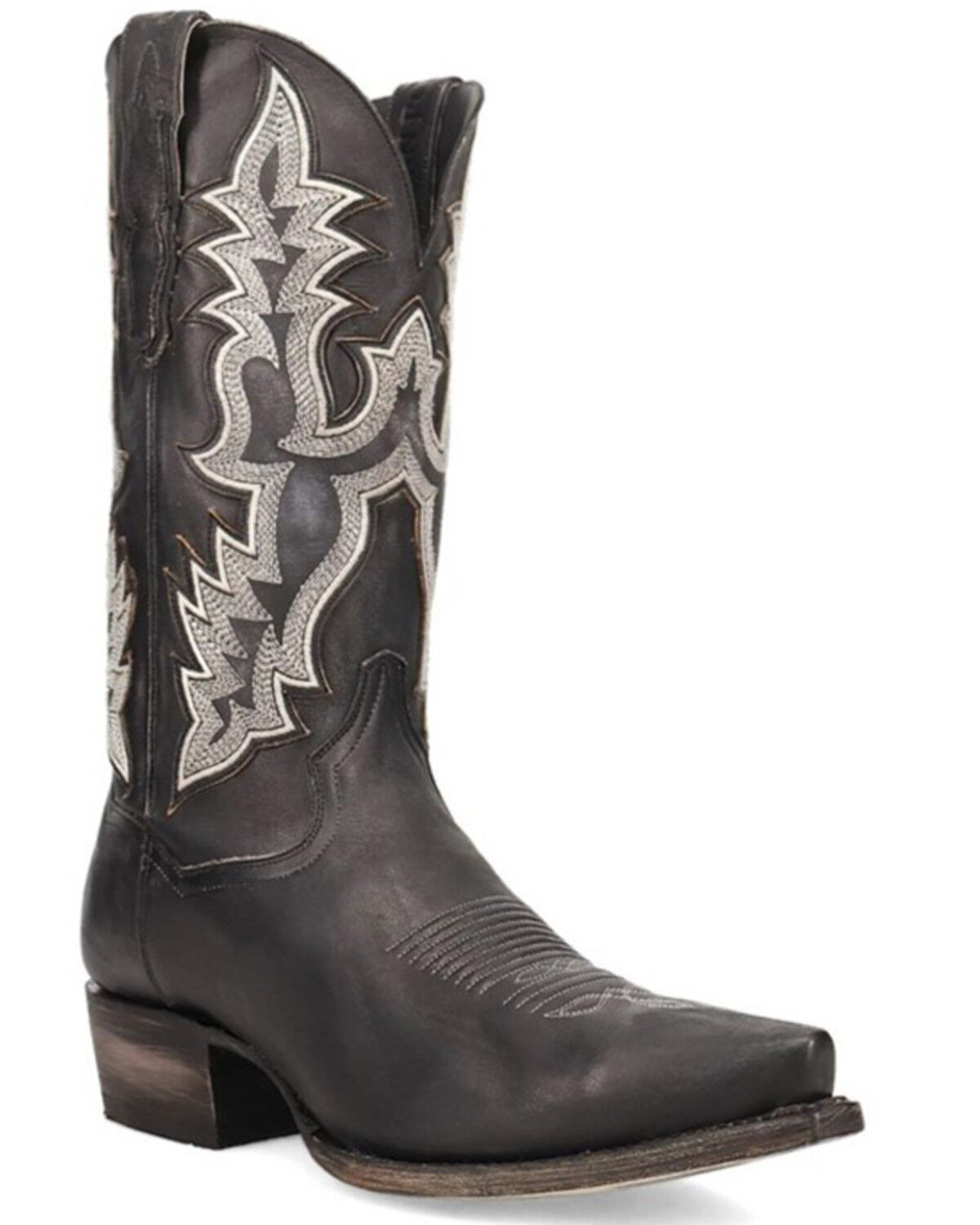 Image #1 - Dan Post Men's Diesel Western Boots - Snip Toe, Black, hi-res