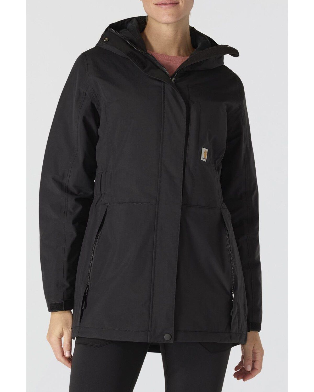 Carhartt Women's Rainer Coat, Black, hi-res
