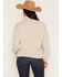 Image #4 - Ariat Women's Running Wild 1/2 Zip Pullover, Oatmeal, hi-res