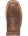 Double H Men's Bregman Western Boots - Broad Square Toe, Brown, hi-res