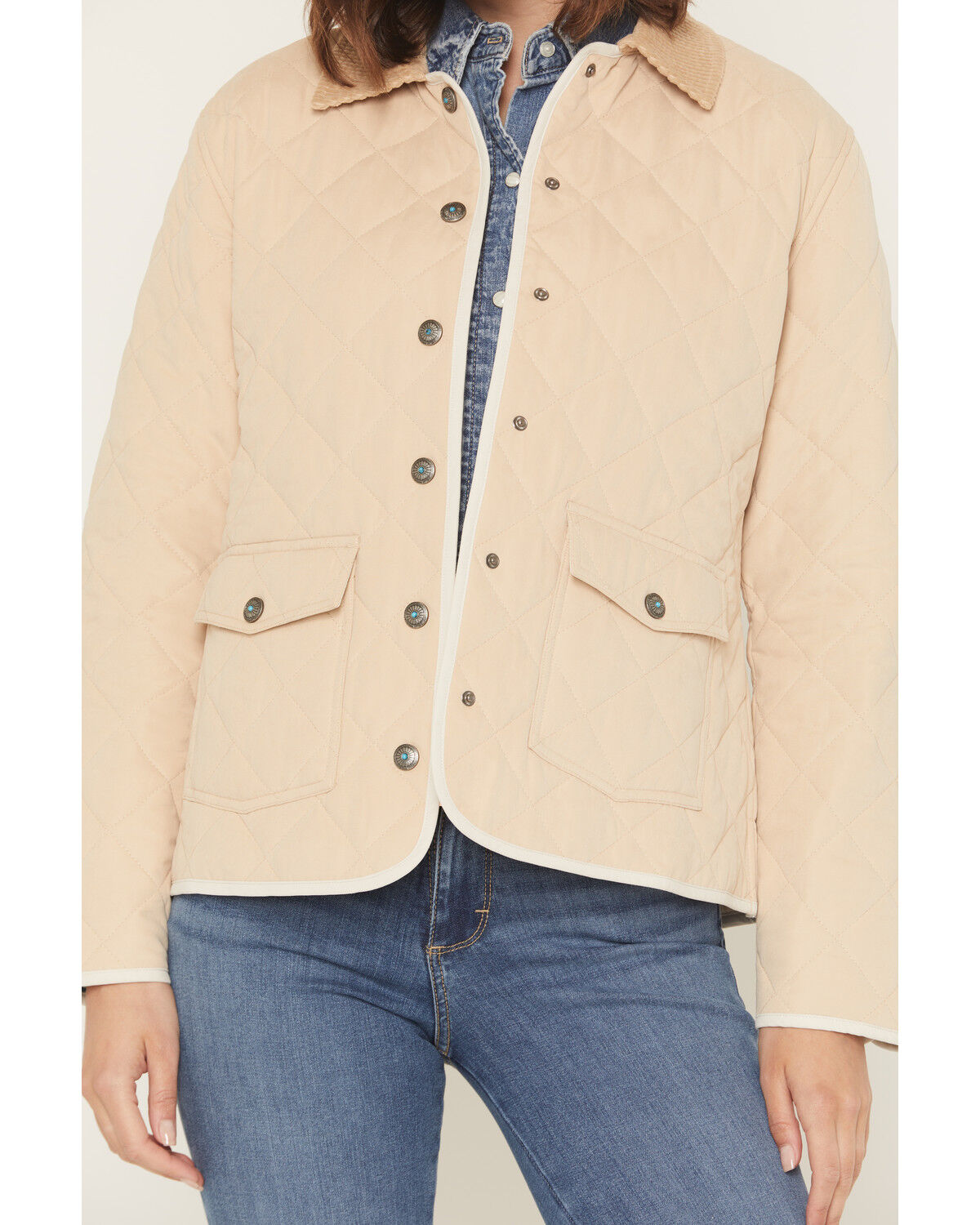 Shyanne Women's Peached Poplin Quilted Jacket
