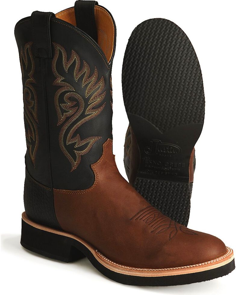 Justin Men S 11 Tekno Crepe Western Boots Boot Barn