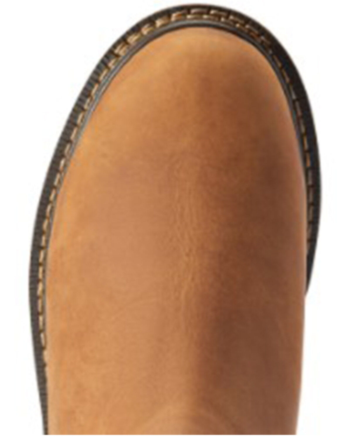 Image #4 - Ariat Women's Rebar Wedge Chelsea H20 Pull On Soft Work Boots - Round Toe, Brown, hi-res