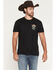 Image #2 - Moonshine Spirit Men's Fear Not Dia De Los Muertos Short Sleeve Graphic T-Shirt, Black, hi-res