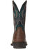 Image #3 - Ariat Men's Crocodile Print Sport Buckout Western Performance Boots - Broad Square Toe, Brown, hi-res