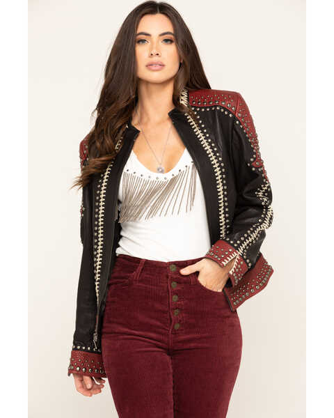 Image #1 - Double D Ranch Women's Oxblood By The Rio Grande Jacket, , hi-res