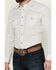 Image #3 - Gibson Men's Polka Geo Print Long Sleeve Snap Western Shirt, White, hi-res