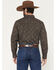 Image #4 - Gibson Trading Co Men's Groovin Floral Print Long Sleeve Snap Western Shirt, Dark Brown, hi-res